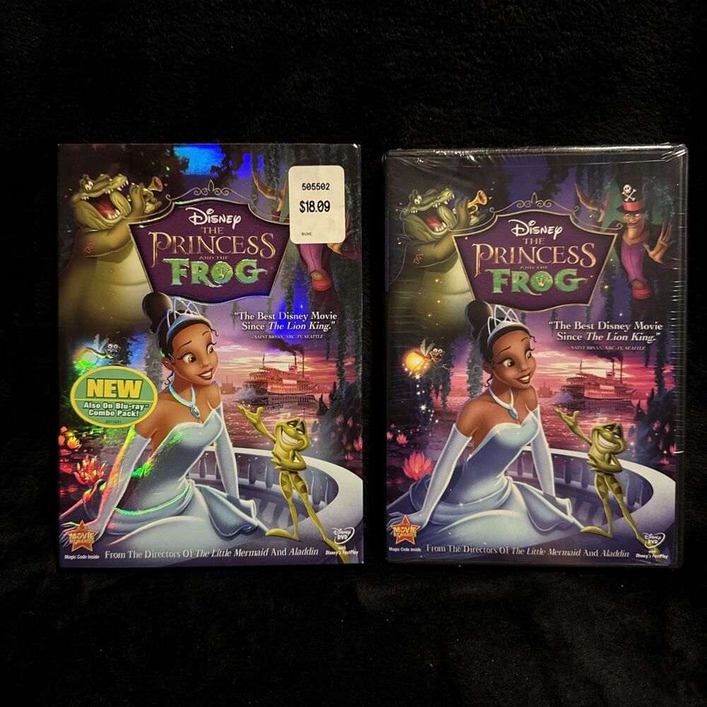 Disney The Princess and the Frog DVD (2010) Brand New Sealed w/ Slipcover